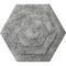 Ekena Millwork Woodruff Ceiling Medallion, Hand-Painted Ultra Pure White Crackle, 23 1/4"OD x 7/8"P CM23WFUWC - alternate 1